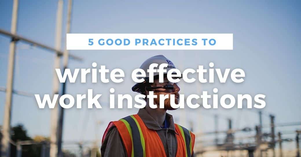 how to create work instructions