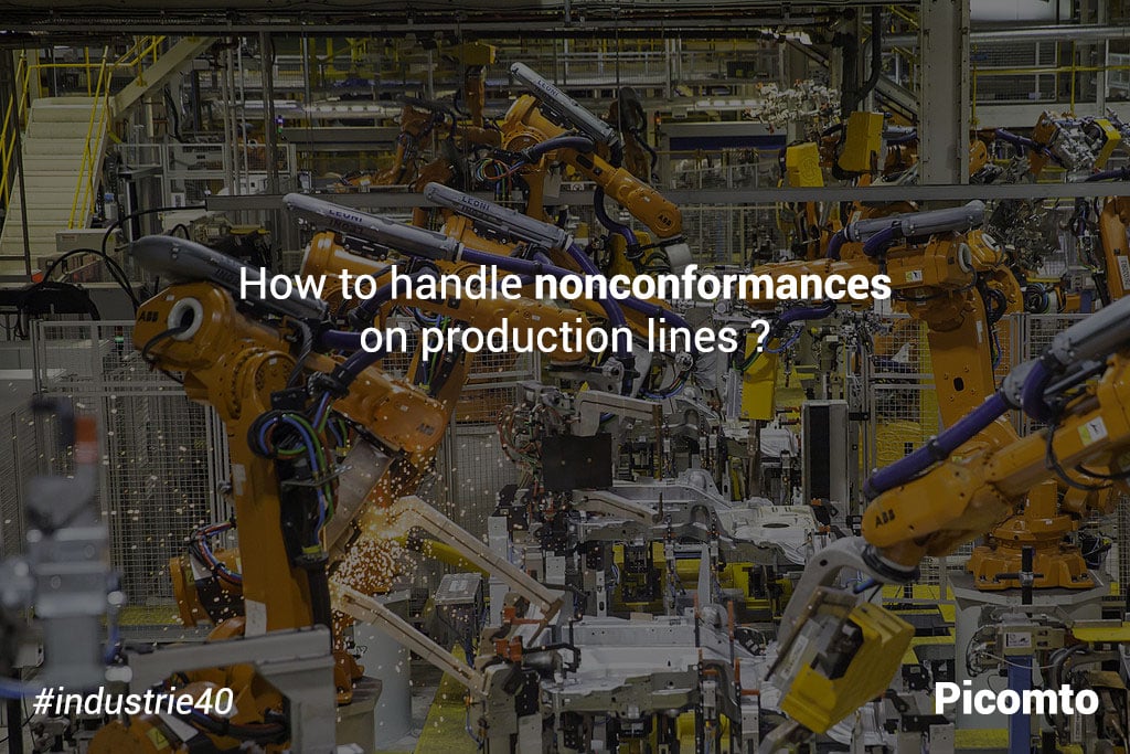 How to handle non-conformances on production lines ?
