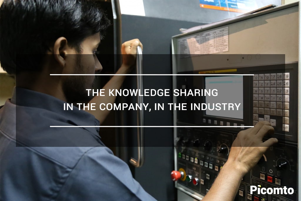 The knowledge sharing in the company, in the industry