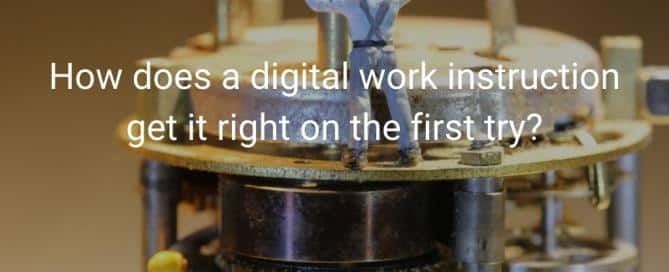 digital instructions in industry