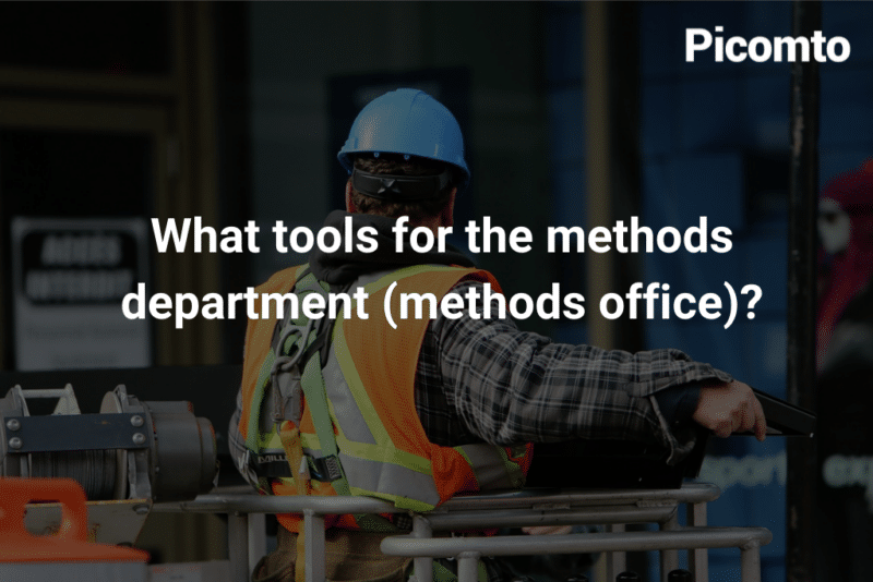 Tools to control the methods department (methods office)